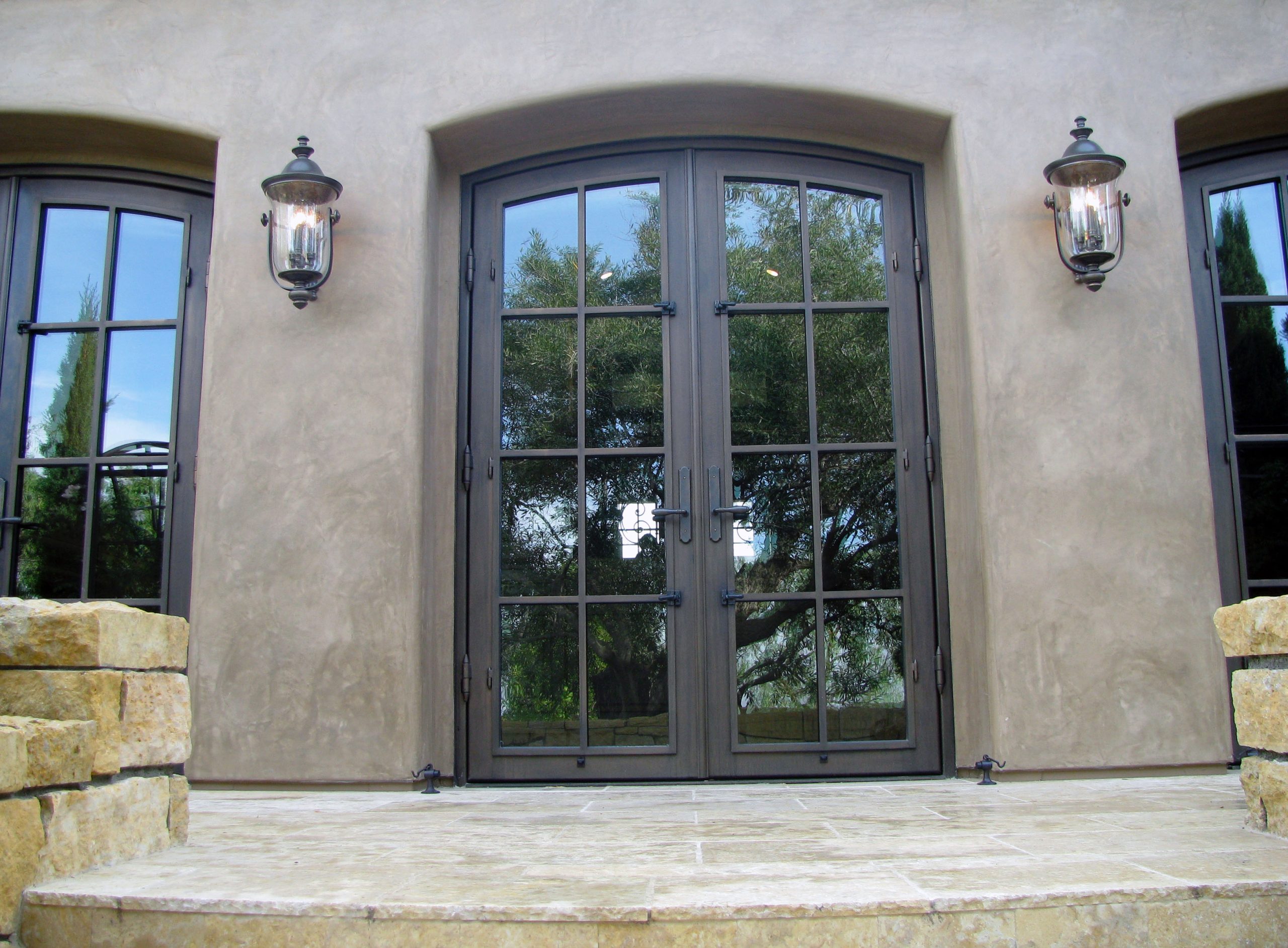 French Doors 4 - Custom Iron Gates, Fences & Railings | Wonders Ornamental Iron